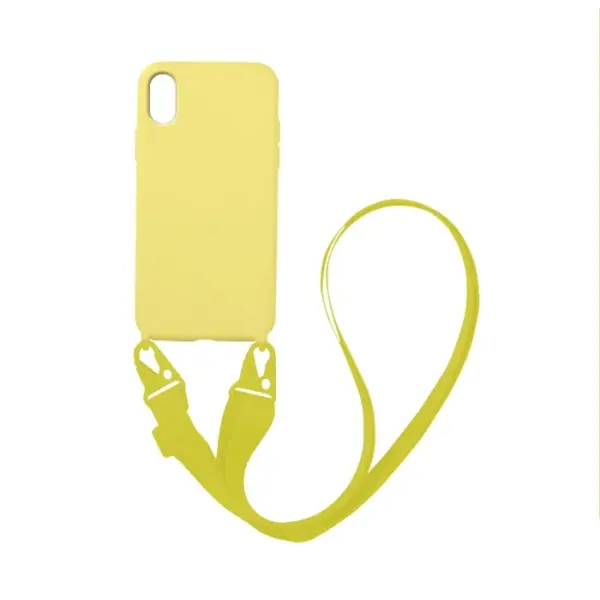 CarryHang Liquid Silicone Strap Apple – για iPhone X/XS – Κίτρινο