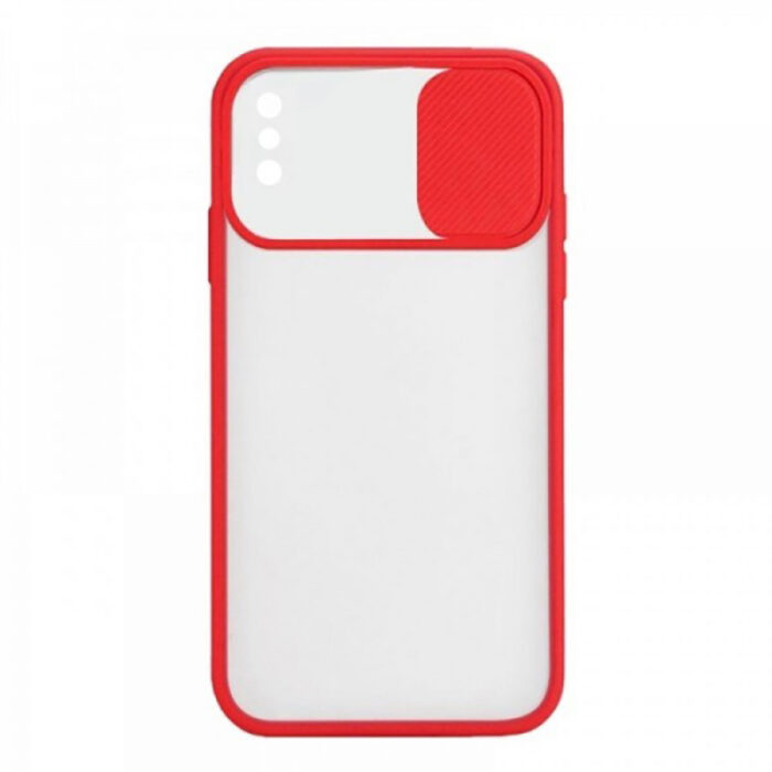 Θήκη ημιδιάφανη Back Cover για iPhone 6-7-8 plus κόκκινη