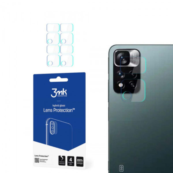 3MK FG Camera Lens Flexible Glass Film Prοtector 7H Xiaomi (4τμ) Redmi Note 11 Pro 4G, Redmi Note 11 Pro 5G