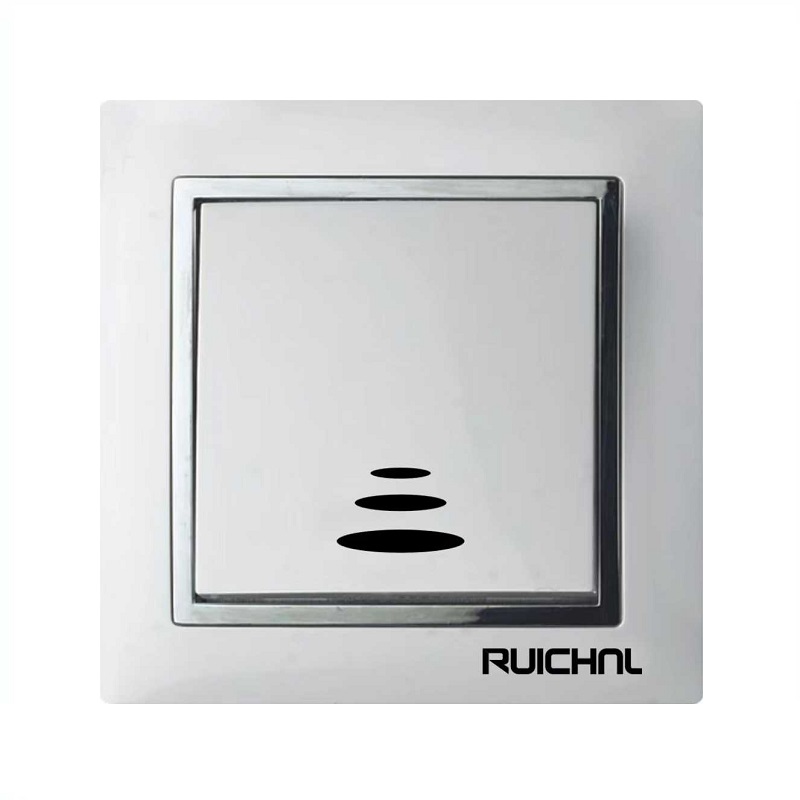 Διακόπτης τοίχου χωνευτός με λυχνία - Μονός διπλού ελέγχου - RC3605 - 068110
