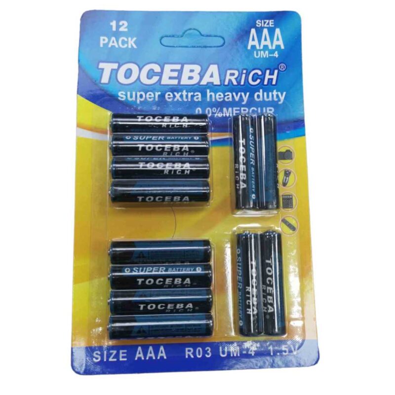 Μπαταρίες ΑΑΑ - UM-4 - 1.5V - 12pcs - 400093