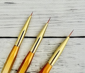 Alternative view of Σετ πινέλα μανικιούρ Nail Art - B101 - 3pcs - 910464