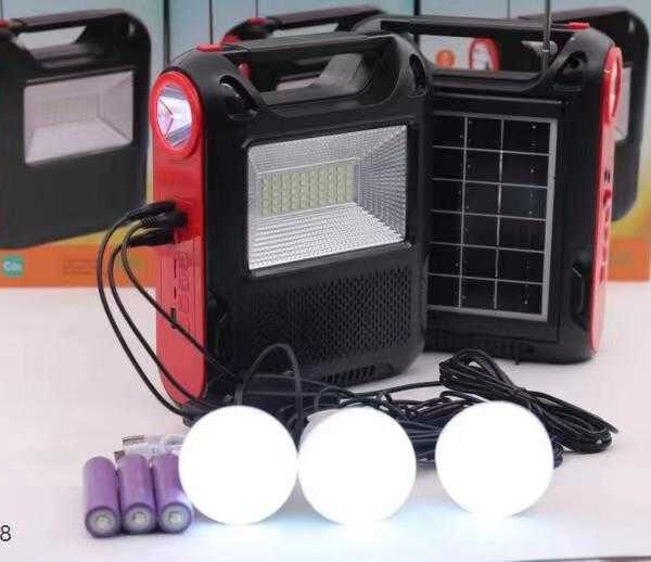 Alternative view of Επαναφορτιζόμενο ηλιακό σύστημα φωτισμού με ηχείο - SY-108 - 884164