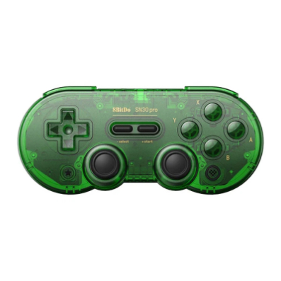 8BitDo SN30 Pro Special Edition Ασύρματο & Ενσύρματο Gamepad για PC / Android / Steam Deck / Raspberry Pi (Hall Effect) - Jade Green