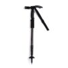 Τηλεσκοπικό μπαστούνι ορειβασίας με φακό - Μπατόν -138339 - Black