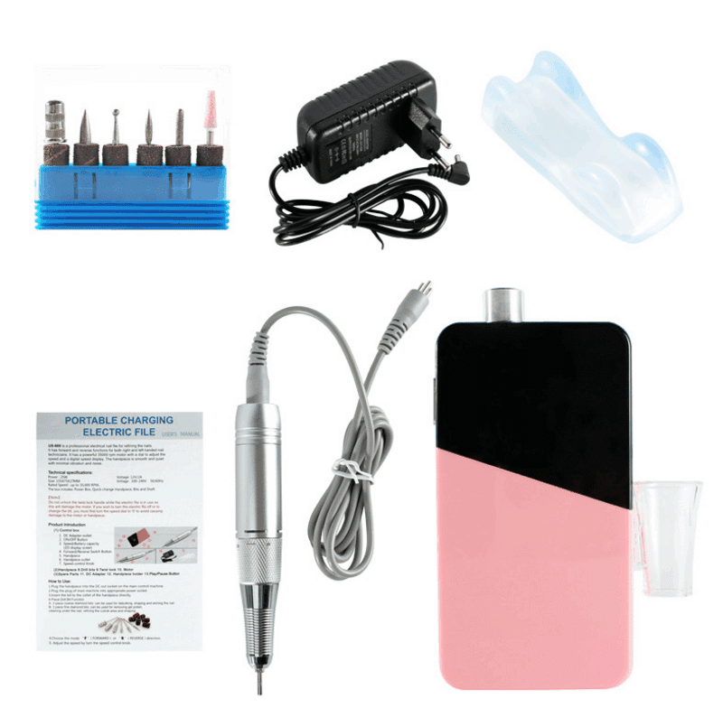 Alternative view of Επαναφορτιζόμενος τροχός μανικιούρ-πεντικιούρ - VKN-US809 - 581498 - White