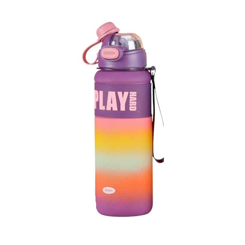 Φορητό παγούρι πλαστικό - 800ml - 722429 - Purple