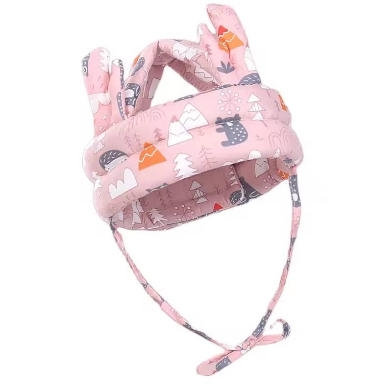 Giggles and Co. Προστατευτικό Κεφαλιού για Μωρό "Pink Forest Antlers" Δ18CM (5 έως 24 μηνών)