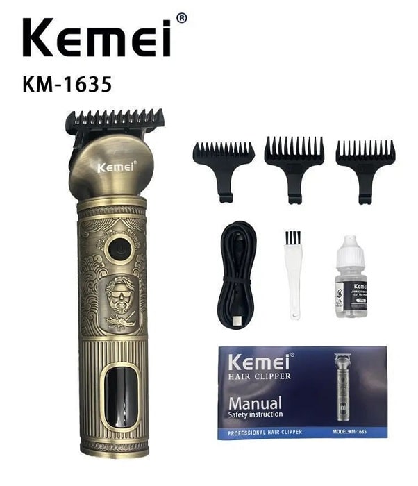 Alternative view of Κουρευτική μηχανή - Barber - KM-1635 - Kemei