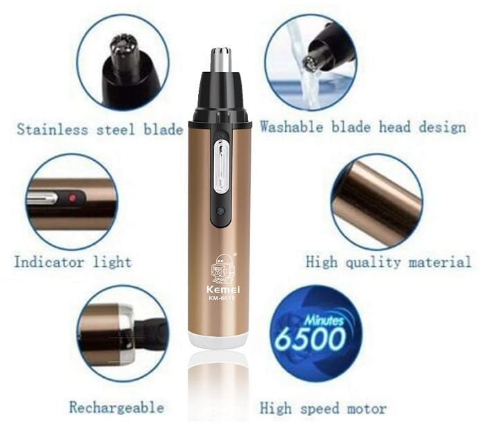 Alternative view of Ξυριστική μηχανή - KM-6619 - Kemei