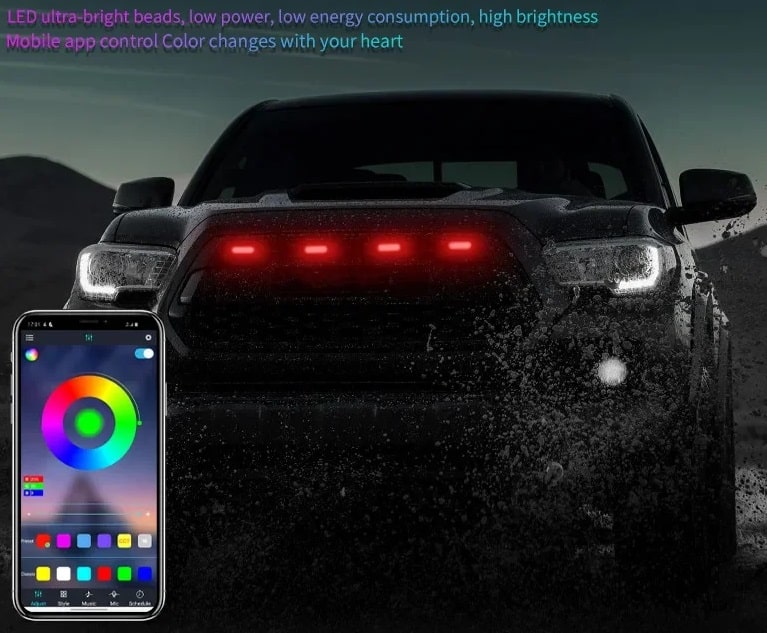 Alternative view of Φώτα ημέρας αυτοκινήτου LED RGBW - R-D20101-P6 - 110028