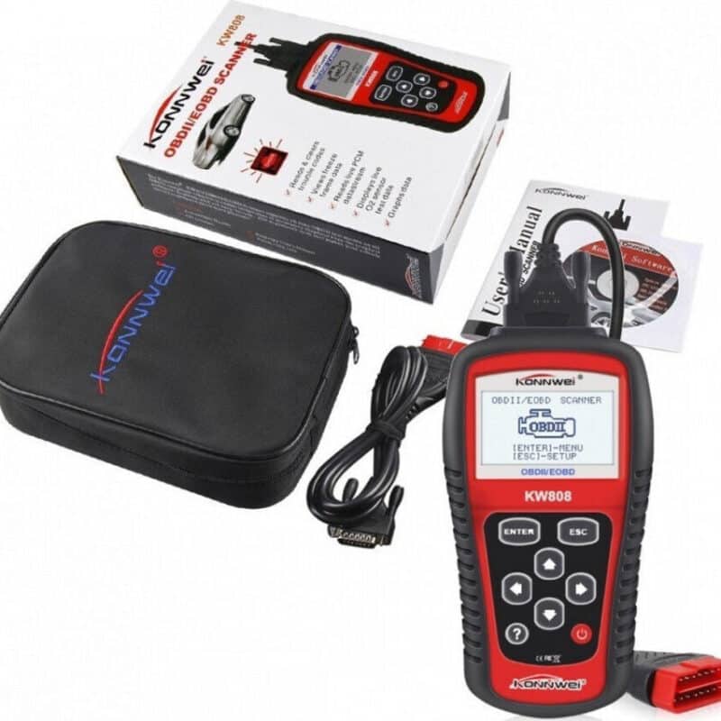 Ψηφιακό διαγνωστικό αυτοκινήτων OBDII/EOBD - 1740209/01 - KW-808 - Konnwei - 170426