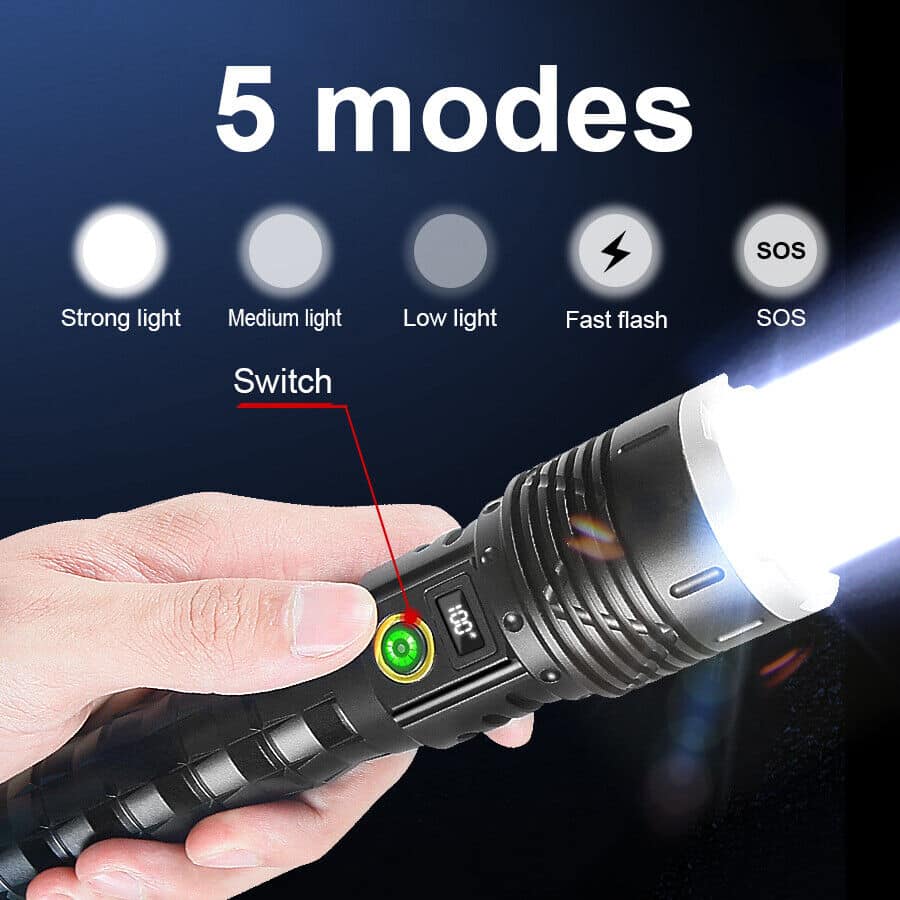 Επαναφορτιζόμενος φακός LED - FA-A59-30W - 460008 Επαναφορτιζόμενος φακός LED - FA-A59-30W - 460008 - Image 2