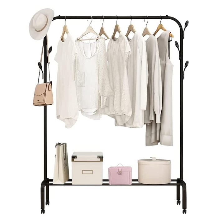 Τροχήλατη κρεμάστρα δαπέδου - YP603 - 522565 - Black Τροχήλατη κρεμάστρα δαπέδου - YP603 - 522565 - Black - Image 2