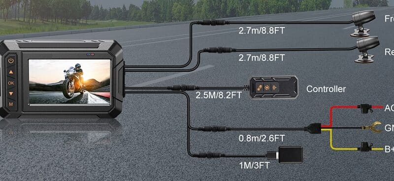 Καταγραφικό μοτοσυκλέτας - 3'' - M4A - WiFi - 811467 Καταγραφικό μοτοσυκλέτας - 3'' - M4A - WiFi - 811467 - Image 5