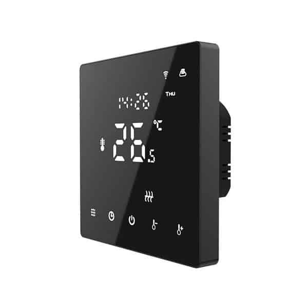 Alternative view of Hysen HY608 WIFI Ψηφιακός Θερμοστάτης Smart για Αέριο/Πετρέλαιο (3A/Οθόνη Led/Φωνητικές Εντολές/Εφαρμογή) Black