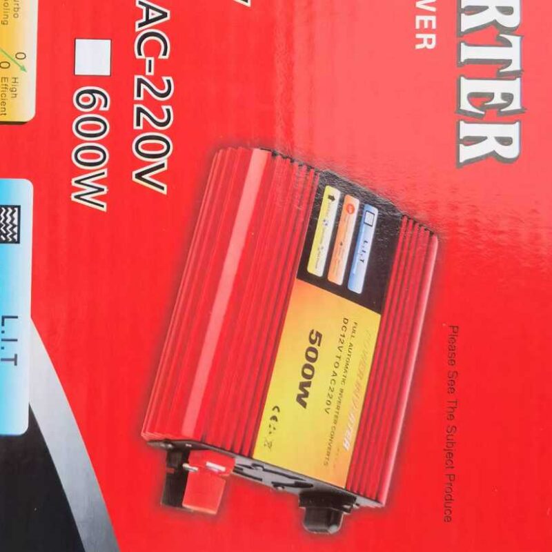 Alternative view of Power Inverter - Μονοφασικό - 500W - 12V - 602137