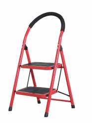 Alternative view of Πτυσσόμενη σκάλα-σκαμπό σιδερένια - 108-2 - 617440