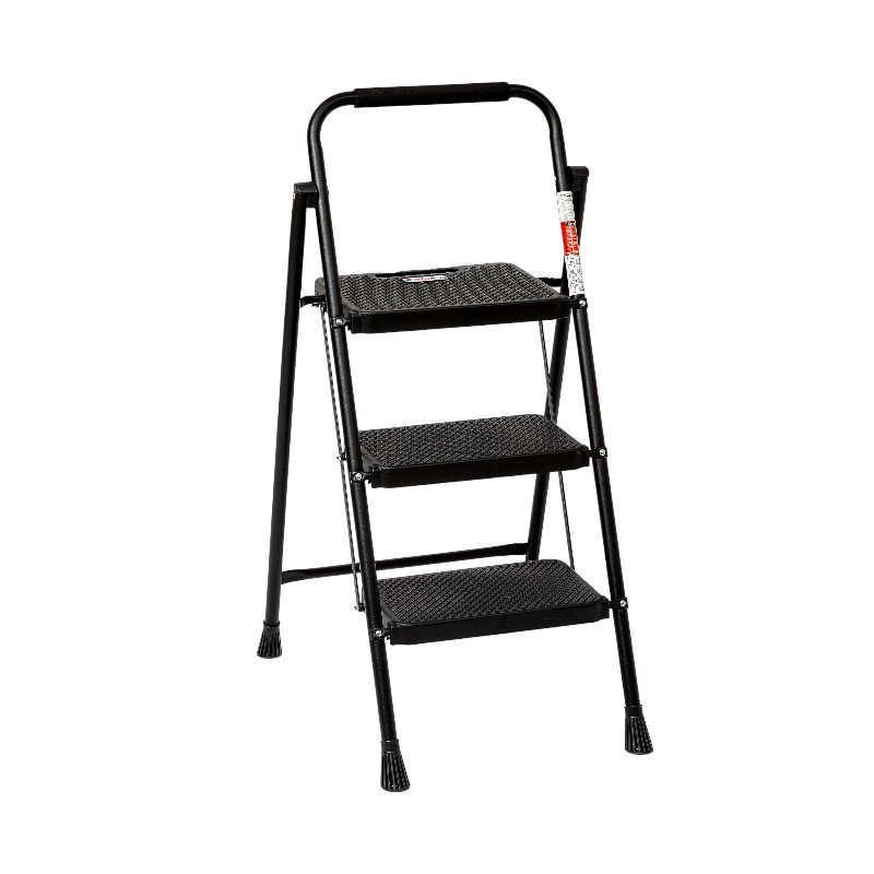 Alternative view of Πτυσσόμενη σκάλα-σκαμπό σιδερένια - 109-3 - 617471