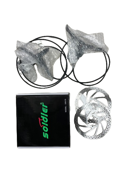 Alternative view of Δισκόπλακα μοτοποδηλάτου - S49-33 - 160mm - 665160