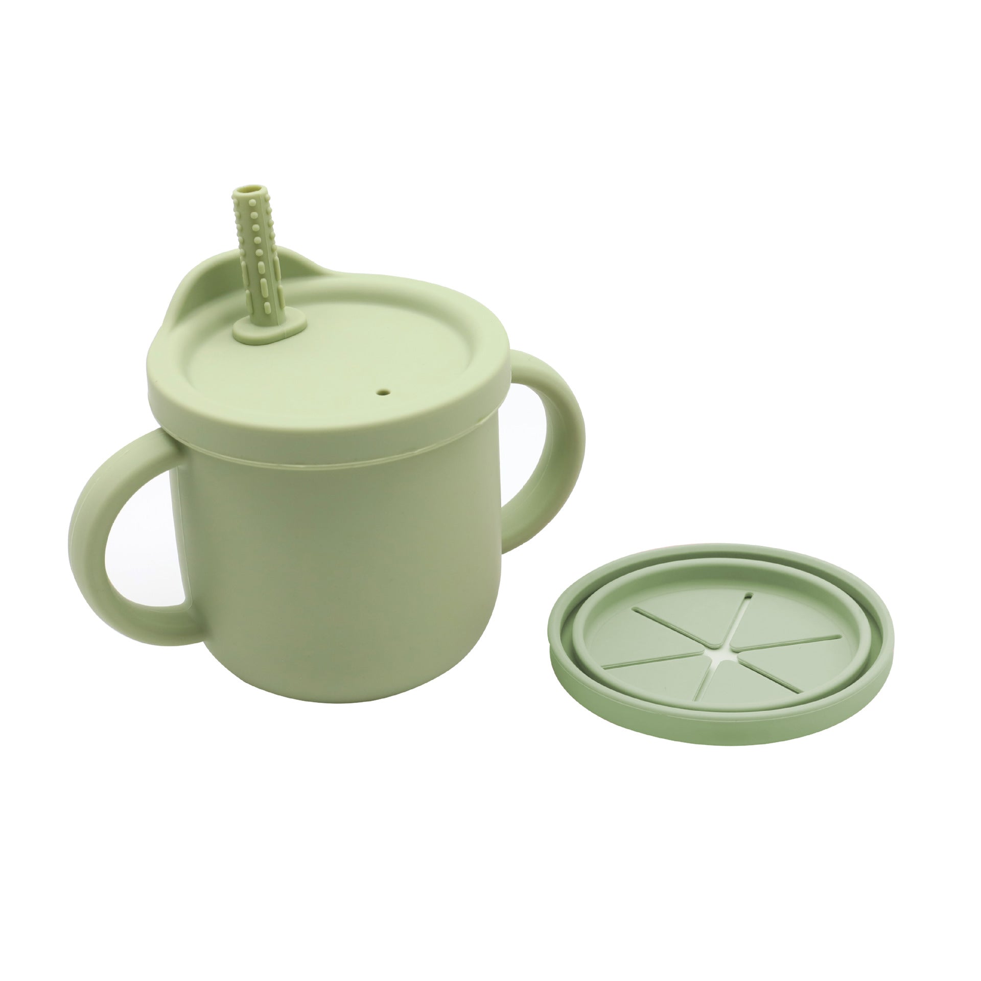 Baby Anti-Drop And Anti-Spill Binaural Learning Drinking Cup silicone Baby Anti-Drop And Anti-Spill Binaural Learning Drinking Cup silicone - Image 9