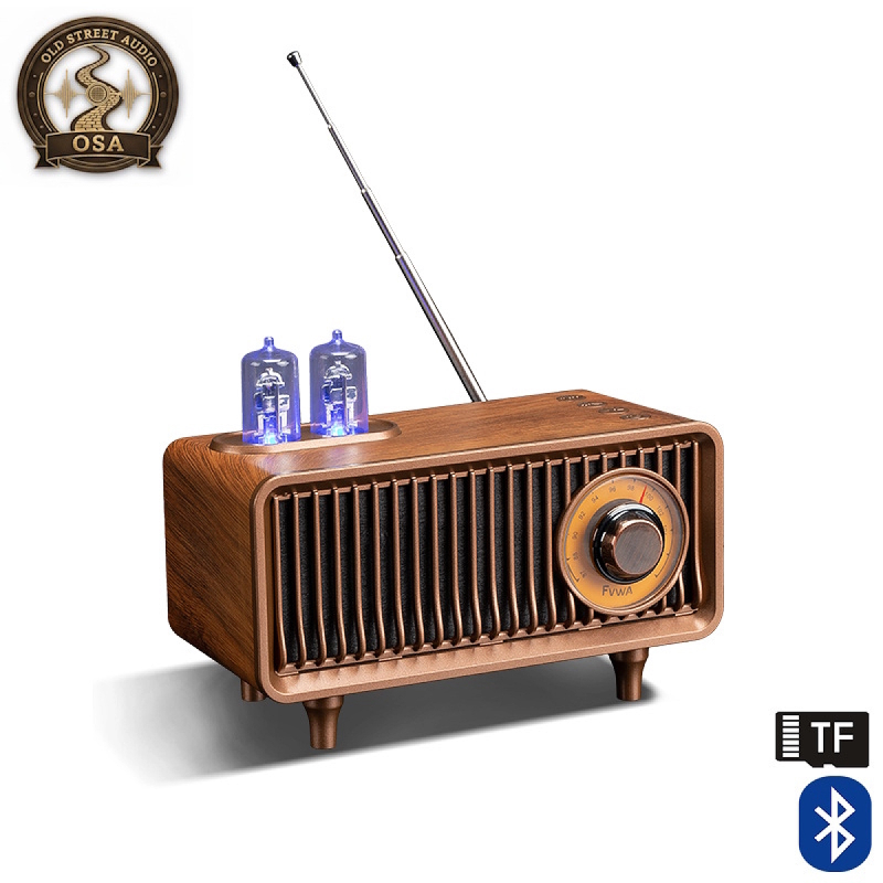 Old Street Audio AS19 Retro Bluetooth Ηχείο Ξύλινο (5W/Μπαταρία 1800mAh/Bluetooth 5.4/FM Radio/USB/TF/AUX/TWS)