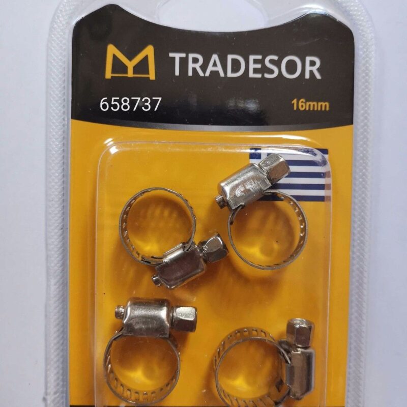 Σφιγκτήρες σωλήνων - 16mm - Σετ 12 πακέτων - 658737