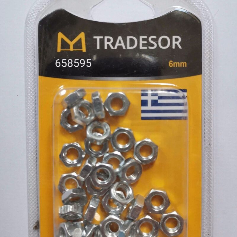 Παξιμάδια - Σετ 12 πακέτα - 6mm - 658595