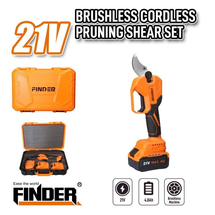 Alternative view of Επαναφορτιζόμενο κοπτικό κήπου - 21V - Finder - 198494