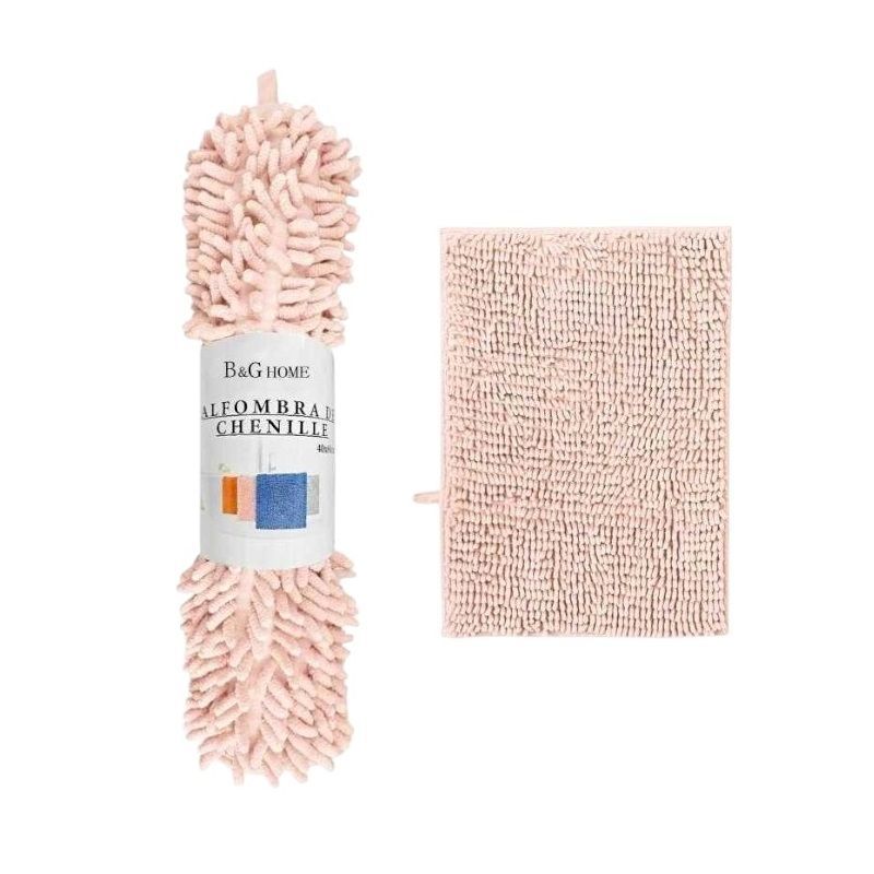 Πατάκι μπάνιου - M0839 - 40x60cm - Light Pink - 20868
