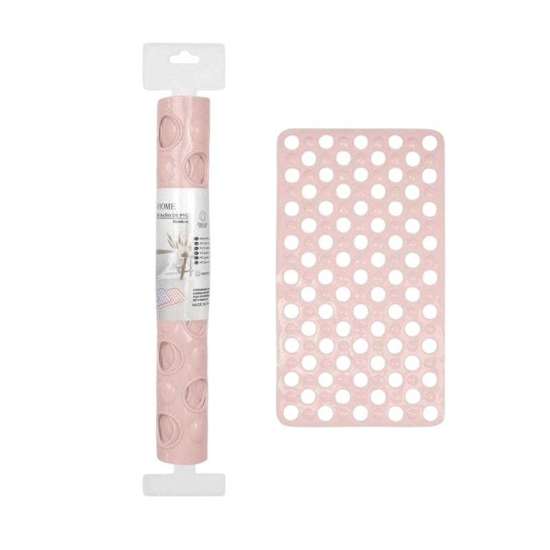 Αντιολισθητικό πατάκι μπάνιου - M0826 - 36x66cm - Light Pink - 21079
