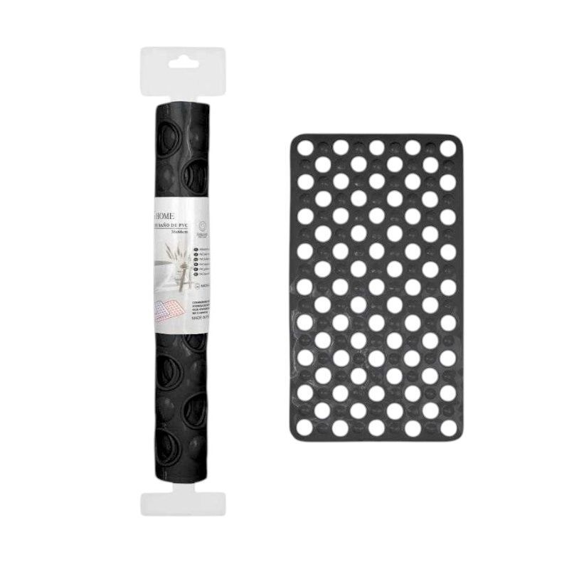 Αντιολισθητικό πατάκι μπάνιου - 6C - 36x66cm - Black - 21081 Αντιολισθητικό πατάκι μπάνιου - 6C - 36x66cm - Black - 21081