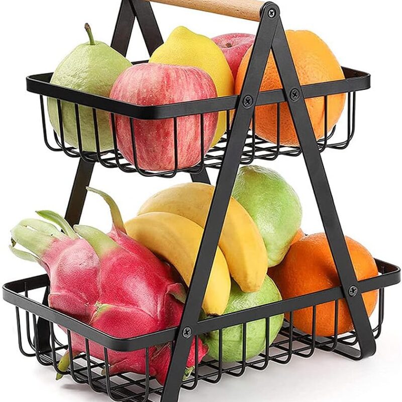 Μεταλλική ραφιέρα τροφίμων κουζίνας - 8307-2 - 521575