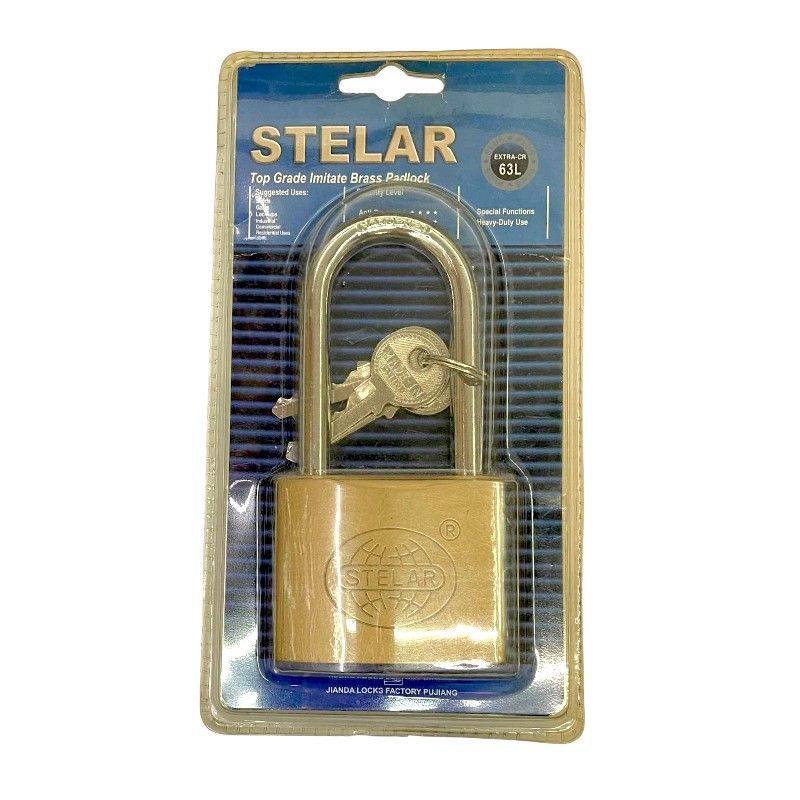 Alternative view of Λουκέτο μακρύ - STELAR - 63mm - 586851