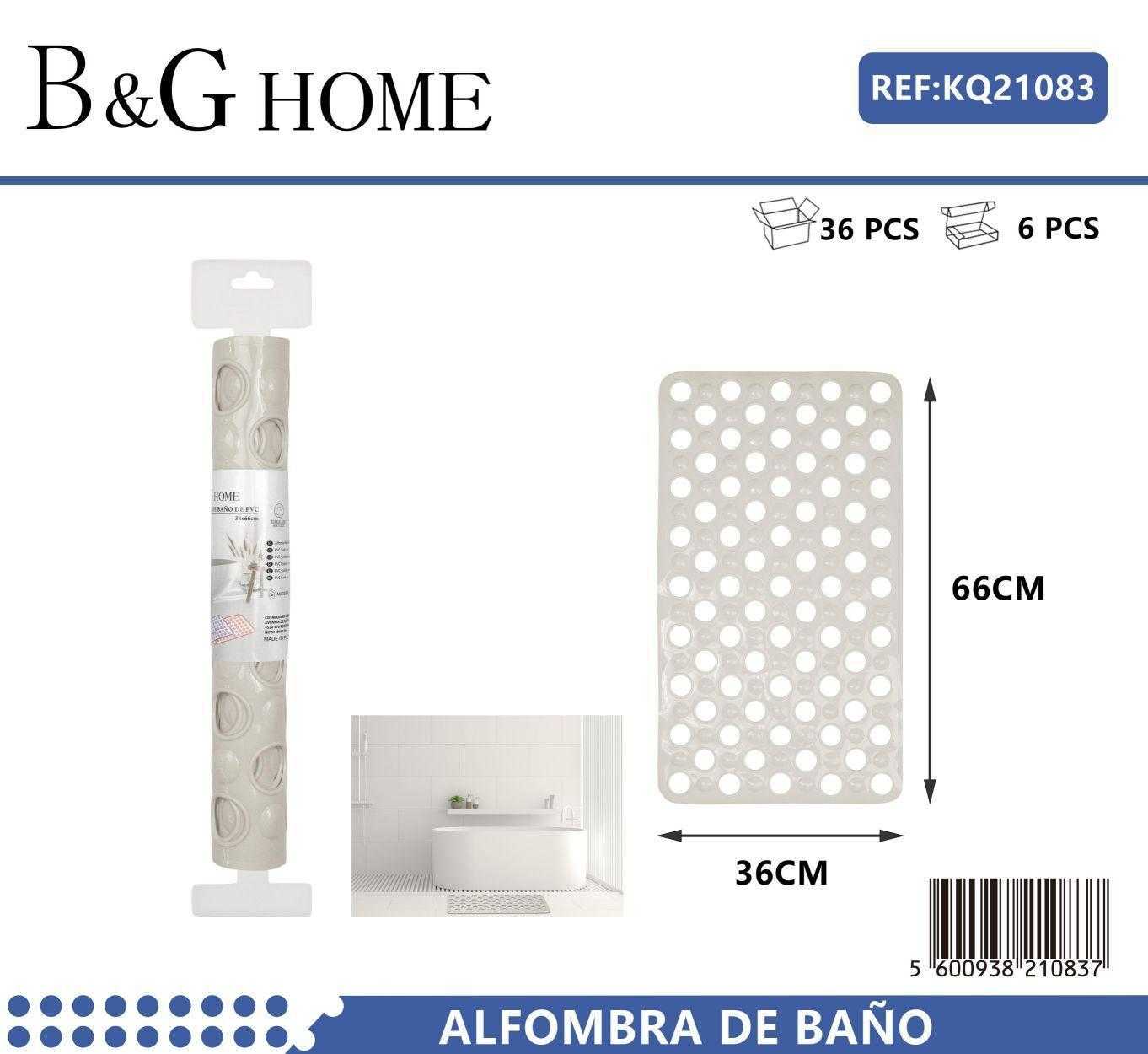 Αντιολισθητικό πατάκι μπάνιου - M0832 - 36x66cm - White - 21083 Αντιολισθητικό πατάκι μπάνιου - M0832 - 36x66cm - White - 21083 - Image 2