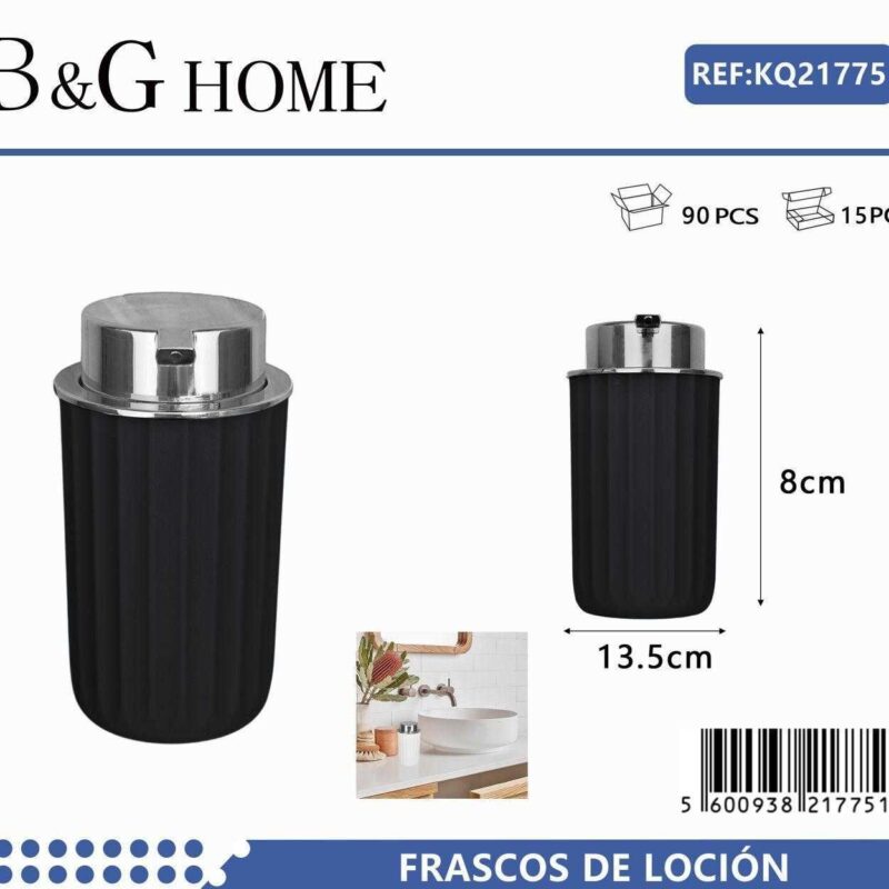 Θήκες κρεμοσάπουνου Dispenser πλαστικές - Σετ 5pcs - Black - 21775 Θήκες κρεμοσάπουνου Dispenser πλαστικές - Σετ 5pcs - Black - 21775