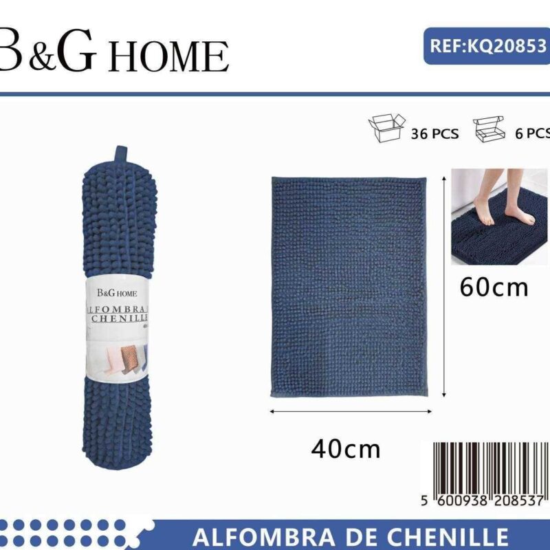 Πατάκι μπάνιου - M0840 - 40x60cm - Blue - 20853