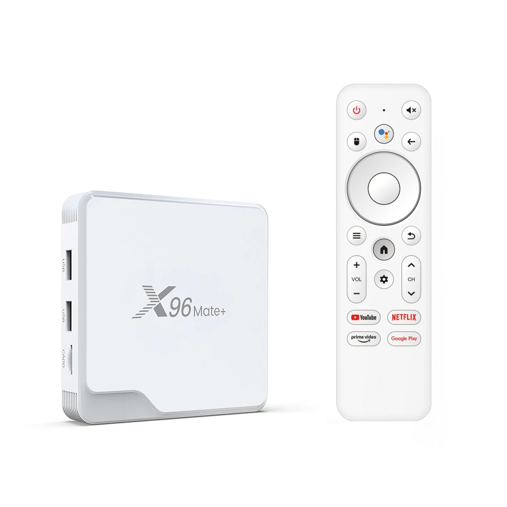 X96Q Mate+ Android TV Box Wi-Fi 6K (3xUSB, Android 14, 2GB/16GB, Bluetooth 5) X96Q Mate+ Android TV Box Wi-Fi 6K (3xUSB