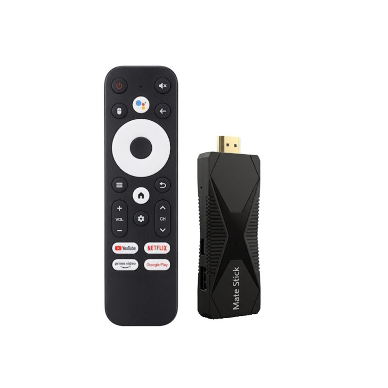 X96Q Mate Stick - Smart TV Stick Android 4K –  με WiFi 5GHz & Bluetooth (2GB/16GB)