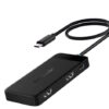 Lemorele TC122 USB-C Hub 6 σε 1 Docking Station με Dual HDMI 4K