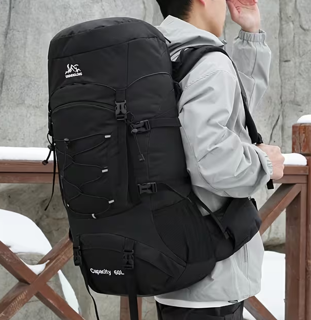 Alternative view of Σακίδιο πλάτης ορειβατικό - H2410 - 60L - 251609 - Light Blue