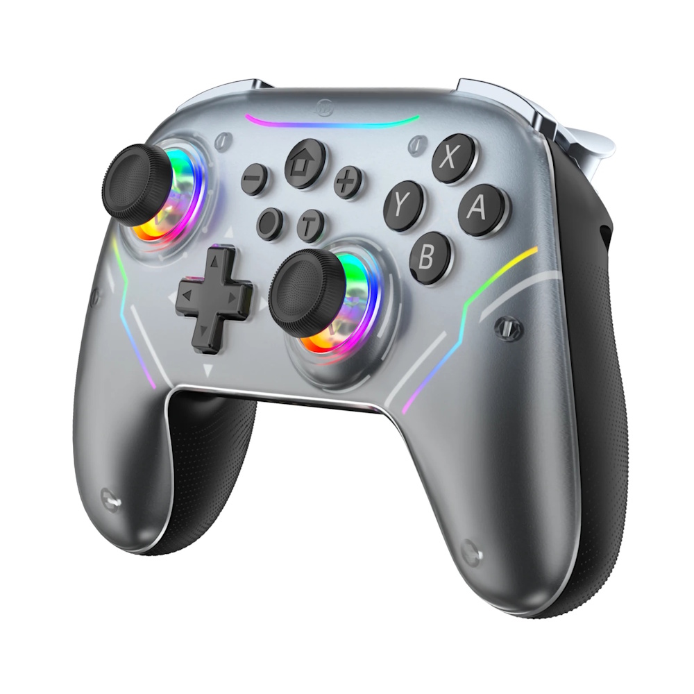 JYS NS2286 Ασύρματο Pro Controller (Bluetooth με αντάπτορα) για Switch/Switch 2/Steam/iOS/Android/PC Μαύρο JYS NS2286 Ασύρματο Pro Controller (Bluetooth με αντάπτορα) για Switch/Switch 2/Steam/iOS/Android/PC Μαύρο