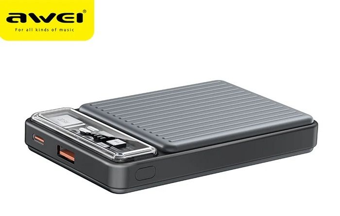 Alternative view of Powerbank - P17K - 10.000mah - 22.5W - AWEI - 005197