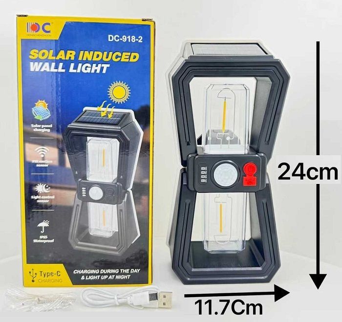 Alternative view of Επαναφορτιζόμενο ηλιακό φωτιστικό LED εξωτερικού χώρου - FA-DX918-2 - 123682