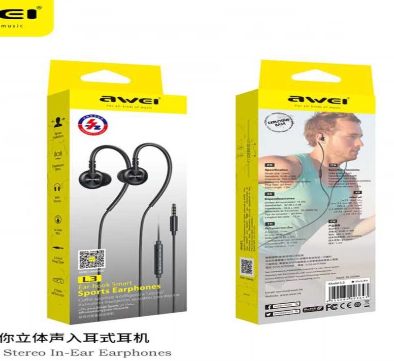 Ενσύρματα ακουστικά - AWEI - L3 - 003643