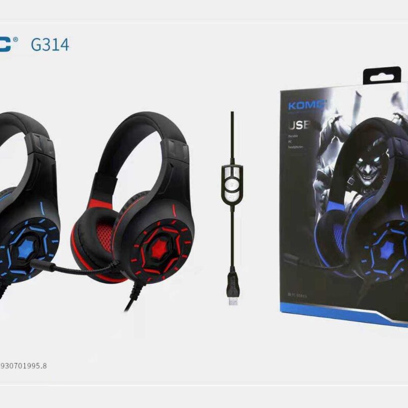 Alternative view of Ενσύρματα ακουστικά Gaming - G-314 - KOMC - 302865 - Blue