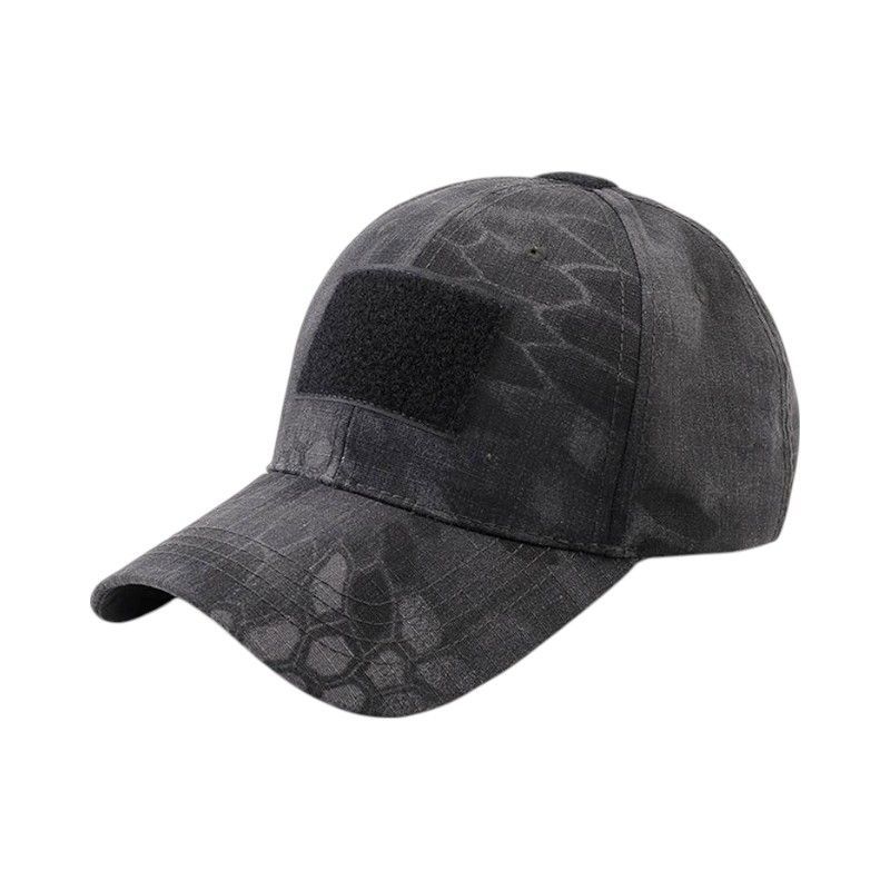 Ανδρικό καπέλο jockey στρατιωτικού τύπου - M02 - 270607 - Grey/Black