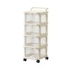 Πλαστική συρταριέρα αποθήκευσης τρόλεϊ 4 ορόφων - 10710 - 282142