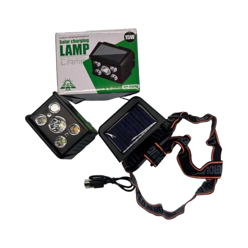 Φακός κεφαλής LED με ηλιακό πάνελ - FA-9988A - 600210 Φακός κεφαλής LED με ηλιακό πάνελ - FA-9988A - 600210