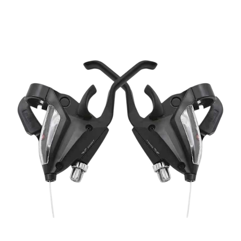 Λεβιέδες ταχυτήτων-φρένων ποδηλάτου - Λεβιεδομανέτες - S54-01 - 3+7SPEED - 651841